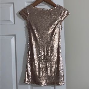 Champagne sequence dress